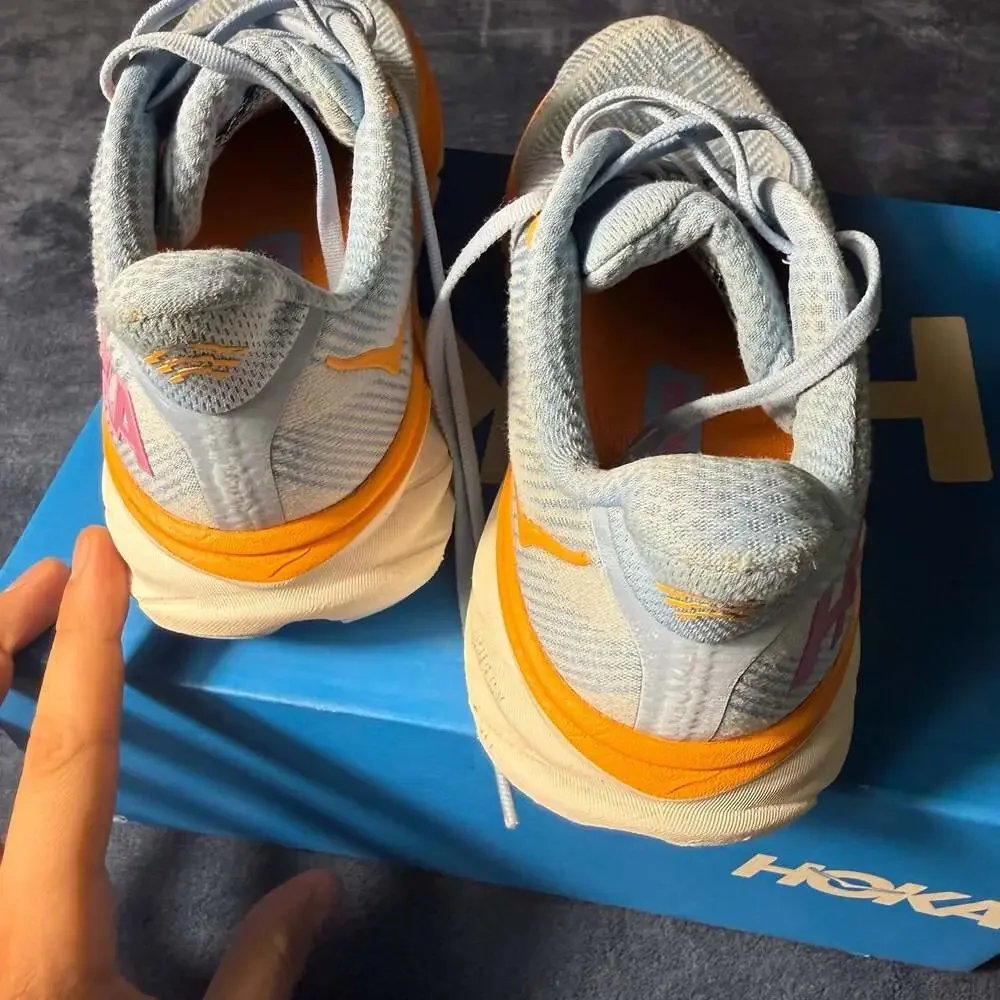 Hoka Women's Clifton 9 Running Shoes Airy Blue/Ice Water